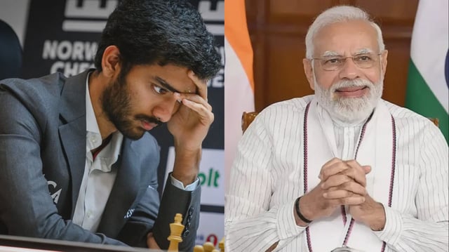 D Gukesh PM Modi | Image: X