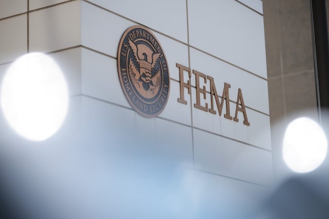 The Federal Emergency Management Agency (FEMA) building is seen on May 15, 2025 in Washington, DC.