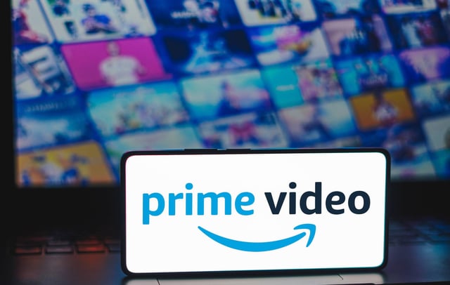 Amazon Prime Video logo. Credit: SOPA Images/Getty