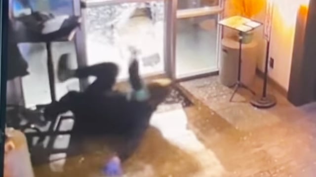 ‘Not so athletic’ California burglar's attempt at 'ninja roll' through glass door during theft gives police bulletin gold