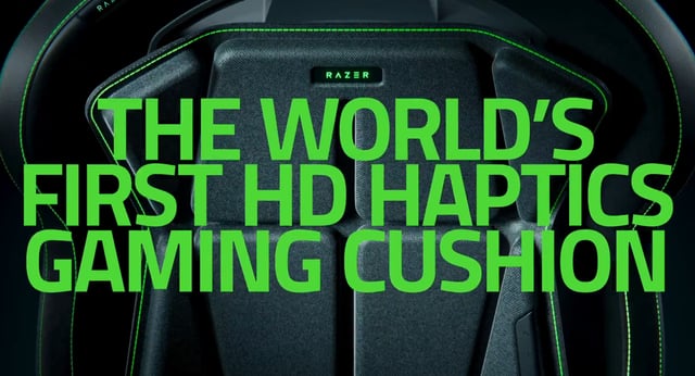 Razer has unveiled the world's first HD haptics gaming cushion called Project Esther at CES 2024, ushering in lifelike tactile sensations to your butt.