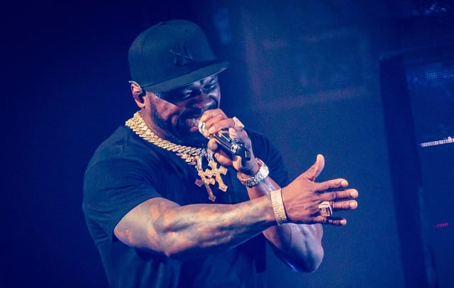 50 Cent performing in Milan. CREDIT: Sergione Infuso/Corbis via Getty Images