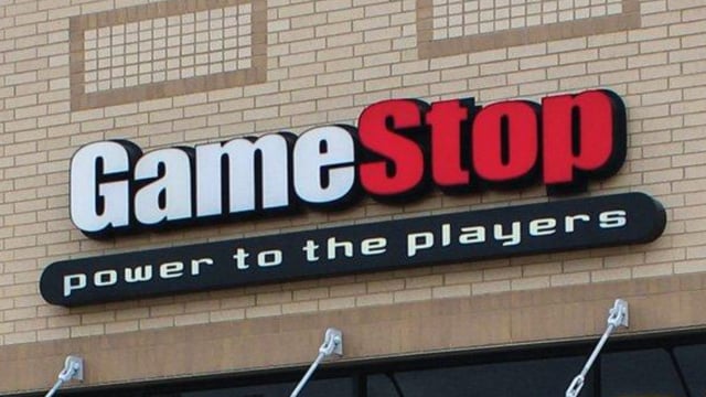 Gamestop logo on a bulding