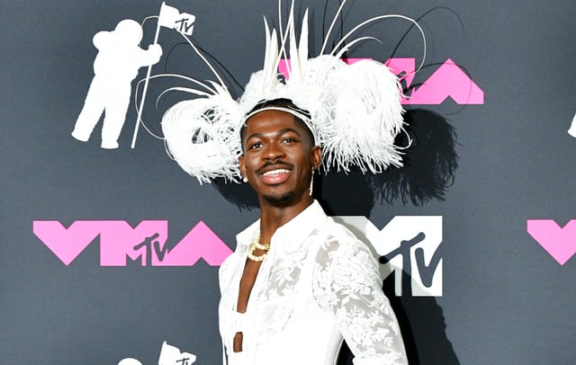Lil Nas X at the 2023 MTV Video Music Awards at Prudential Center on September 12, 2023 in Newark, New Jersey. Credit: Eugene Gologursky/Getty Images for MTV.