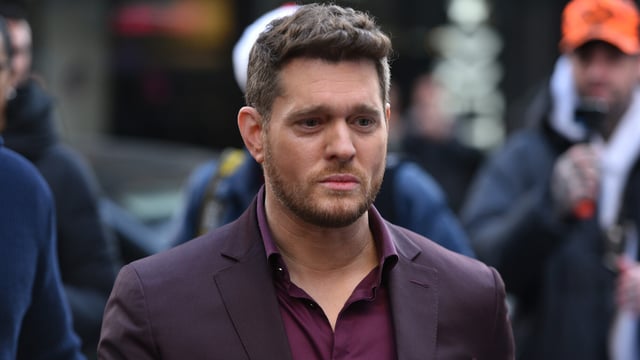 Michael Buble is seen on December 9, 2023 in New York City.
