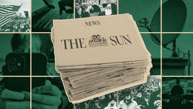 Photo Illustration of The Baltimore Sun