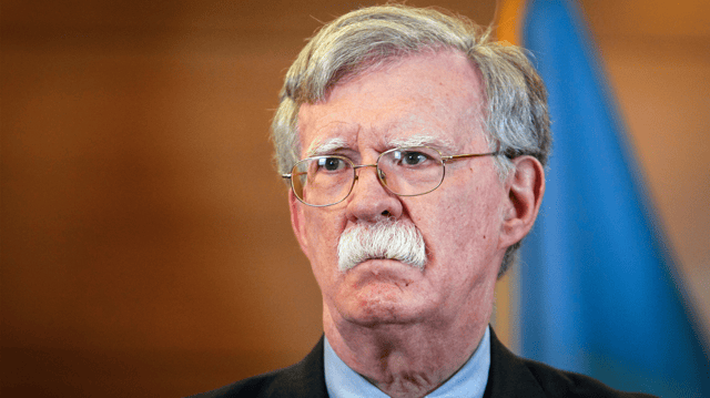 Former National Security Advisor John Bolton speaks during a press-conference in Kiev, Ukraine, on Aug. 28, 2019. (NurPhoto via Getty Images)