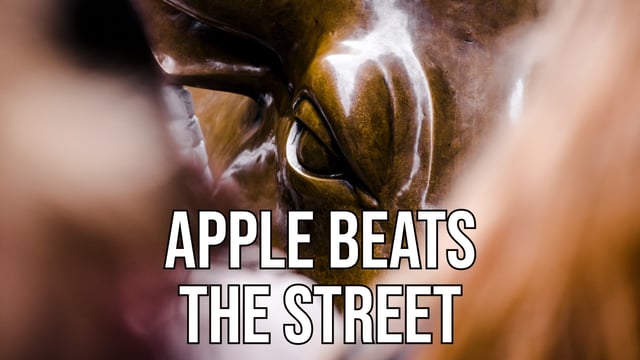 Finally! Strong holiday sales propel Apple back to growth.