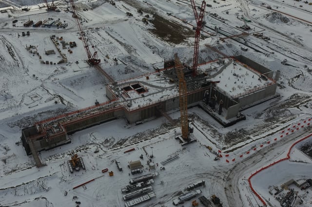 Intel's project in Licking County in January 2024.