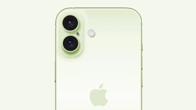This might be a very early image of iPhone 16 in green