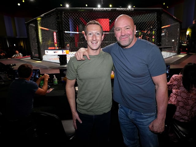 META Is Concerned With Mark Zuckerberg's Infatuation With MMA, Thinks It Increases His Risk Of Dying