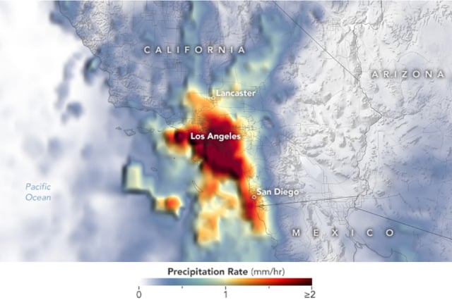 nasa map rainfall