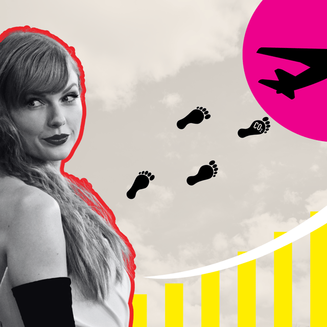 Taylor Swift attends the 66th GRAMMY Awards at Crypto.com Arena on February 04, 2024 in Los Angeles, California. The pop star has faced backlash on several occasions for her extensive use of her private jets.