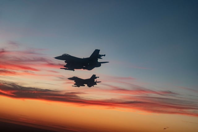 Canada's $60 million pledge is aimed at F-16 sustainment. [Courtesy: U.S. Air Force]