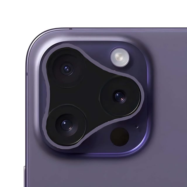 This mockup illustrates a radical redesign purportedly coming to the iPhone 16 Pro's camera module.