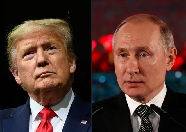 Donald Trump and Vladimir Putin