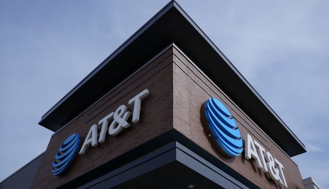 An AT&T retail location is shown in Willow Grove, Pa., Thursday, Feb. 22, 2024. A number of Americans are dealing with cellular outages on AT&T, Cricket Wireless, Verizon, T-Mobile and other service providers, according to data from Downdetector, Thursday, Feb. 22, 2024. AT&T, who was the hardest hit, is actively working to restore service to all of its customers. (AP Photo/Matt Rourke)