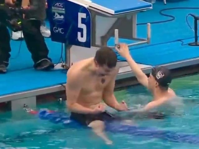 College Swimmer Gets DQ'd For Celebrating Too Hard After Winning A Race. Did The NCAA Do It Again Or Did The NCAA Do It Again?