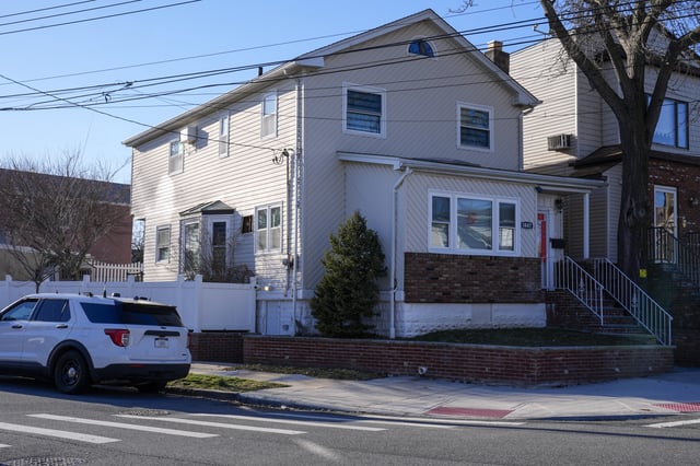 One of two homes owned by Winnie Greco, an aide to New York City Mayor Eric Adams, is seen, Thursday, Feb. 29, 2024, in The Bronx. AP Photo/Mary Altaffer