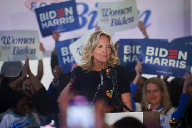 Jill Biden on March 1, 2024, at Studio House Atlanta.