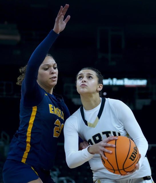 Div 1 Girls Basketball Championship with the the North Kingstown Skippers vs the Barrington Eagles at the AMP on March 6, 2024.
