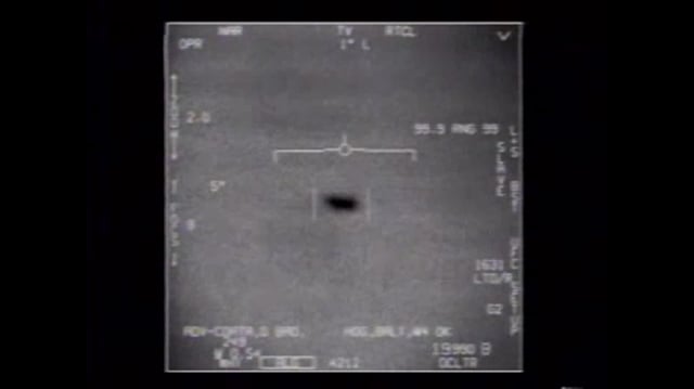This photo from the US Department of Defense shows an "unidentified aerial phenomena."