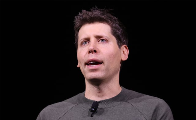 SAN FRANCISCO, CALIFORNIA - NOVEMBER 06: OpenAI CEO Sam Altman speaks during the OpenAI DevDay event on November 06, 2023 in San Francisco, California. Altman delivered the keynote address at the first-ever Open AI DevDay conference.(Photo by Justin Sullivan/Getty Images)