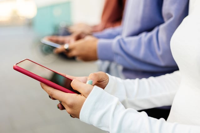 As parents and lawmakers worry about the impact of smartphones and social media on young users, many teens acknowledge that they spend "too much" time on their devices.