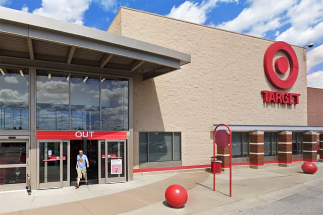 The Target in Columbus, Ohio, where a child spent the night.