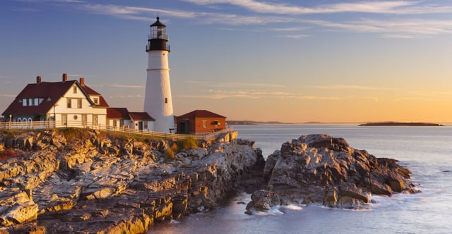 Portland Head Light in Cape Elizabeth, Maine, sits at the entrance of the primary shipping channel into Portland Harbor. Completed in 1791, it’s the oldest lighthouse in Maine. Maine's state motto is "Dirigo," Latin for "I guide," but pro-lifers and others are opposed to a bill that would guide the state and light the way in the direction of supporting transgender surgeries. (Photo: Sara Winter, Getty Images)