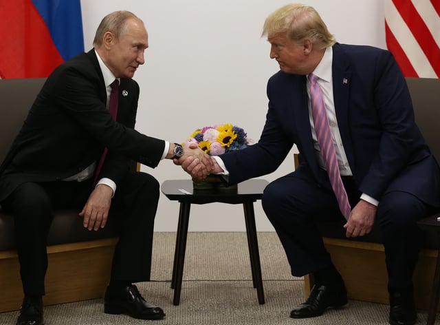 Vladimir Putin and Donald Trump