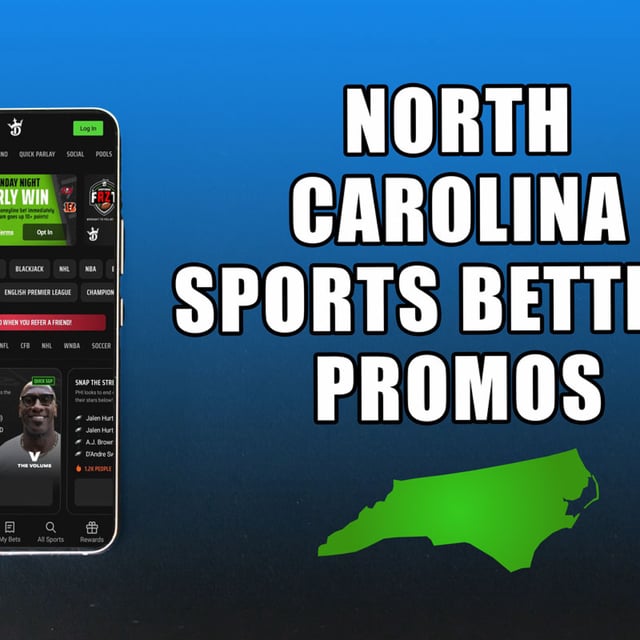 Secure more than $2K in launch week bonus bets by activating the top NC sports betting promos.