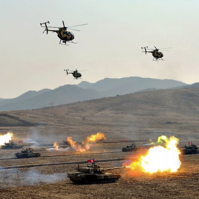 North Korea has unveiled a new battle tank during training exercises, Korean Central Television published pictures of the tank exercise on March 14, 2024. Kim Jong Un inspected a new battle tank conducting a drill amid U.S.-South Korea joint exercises.