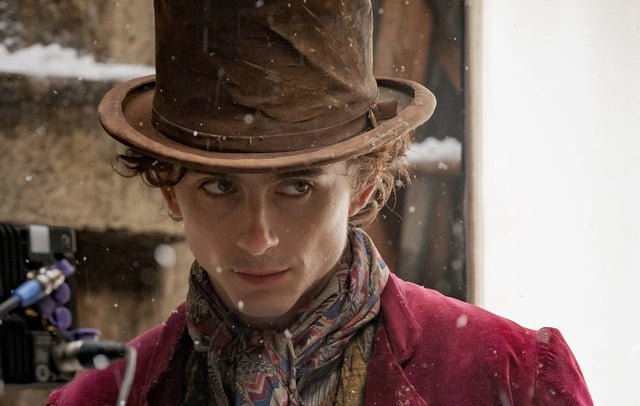 Timothée Chalamet as Willy Wonka in 'Wonka'. CREDIT: Press