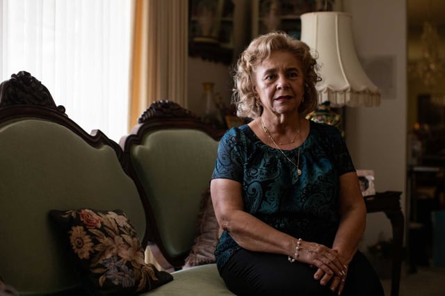Sylvia Gonzalez, 77, sits in her Castle Hills home the weekend before her lawsuit against the suburban city is heard at the U.S. Supreme Court on Wednesday. While serving on the city council, Gonzalez, then 72, was jailed on a charge of tampering with a public document, which her lawyers say was retaliation for supporting a petition to remove the city manager.    