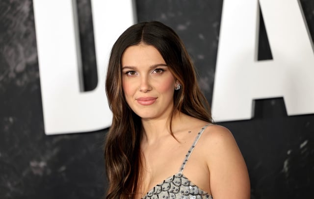 Millie Bobby Brown on March 01, 2024 in New York City. CREDIT: Getty/Photo by Dimitrios Kambouris/Getty Images for Netflix