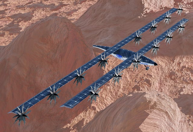 NASA is exploring the idea of building an extraterrestrial plane that would be designed to fly above the surface of Mars and scout the planet.
