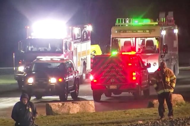 Rescue crews were working on finding a 6-year-old child that was swept away in a creek on March 23, 2024, according to officials.