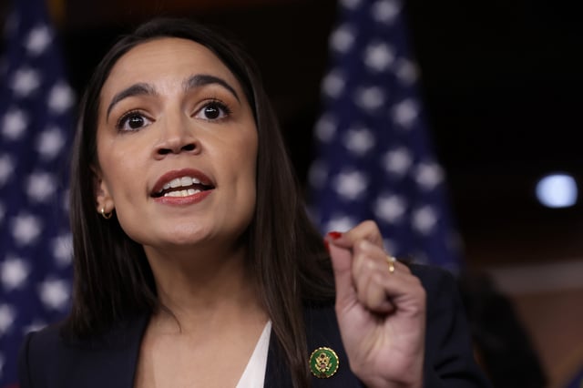 Alexandria Ocasio-Cortez slams Democrat's "preachy females" comment