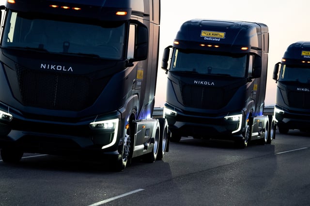 Zero Emissions Trucks Nikola JB Hunt