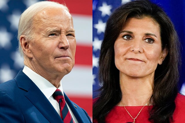 Joe Biden; Nikki Haley.