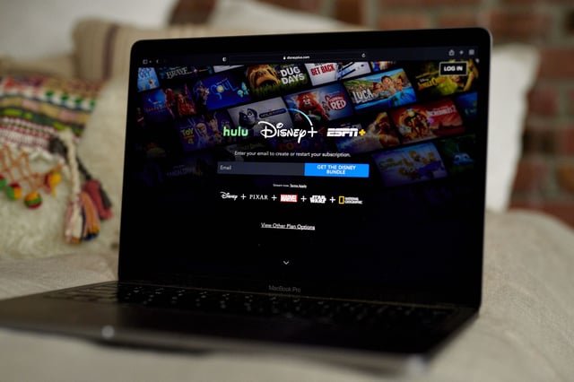 The Disney+ website on a laptop computer in the Brooklyn borough of New York, US, on Monday, July 18, 2022.
