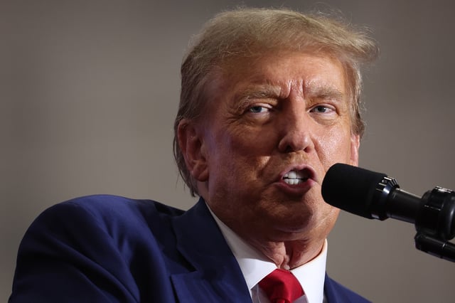 Former president Donald Trump