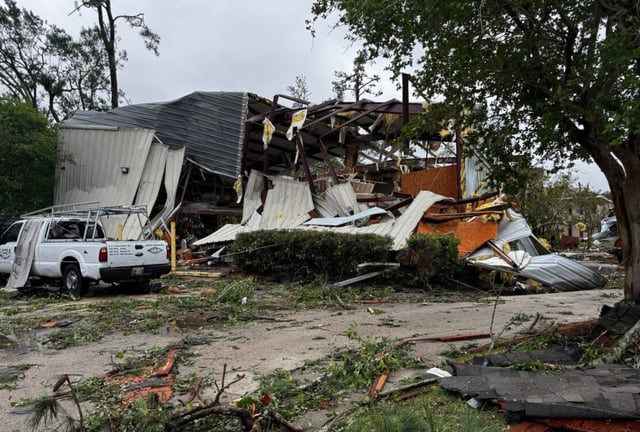Slidell Tornado Damage