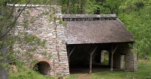 A view of the site of the Catoctin Furnace, an iron forge where enslaved people of African descent once worked, in Cunningham Falls State Park in Maryland, U.S., in this undated photograph. Aneta Kaluzna/Handout via REUTERS  