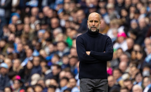 Pep Guardiola’s City took a huge stride towards a fourth-straight title after their rivals stumbled. Photo: Xinhua