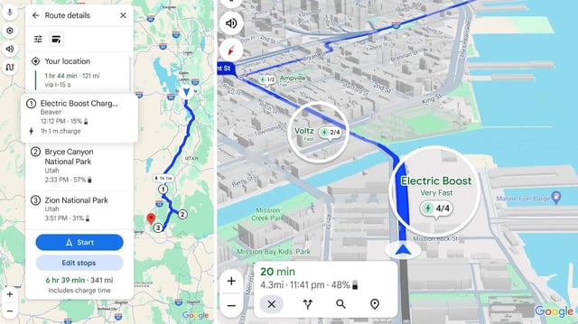Google Maps Is About To Get A Lot Better For EV Charging: Charging