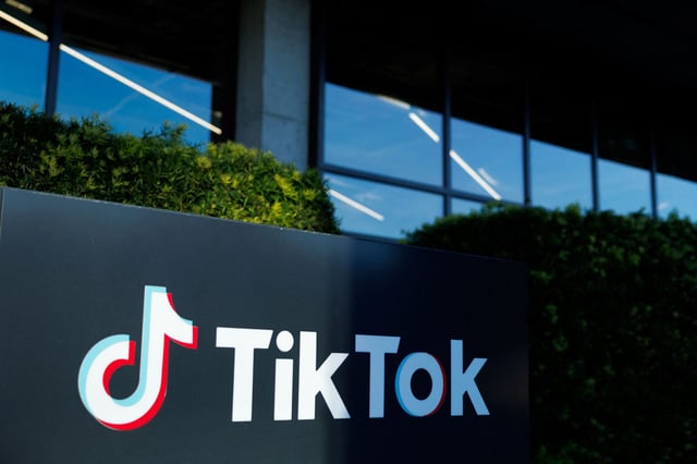 A view shows the office of TikTok after the U.S. House of Representatives overwhelmingly passed a bill that would give TikTok's Chinese owner ByteDance about six months to divest the U.S. assets of the short-video app or face a ban, in Culver City, California, March 13, 2024.