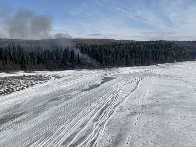 Site of DC-4 plane crash in Alaska