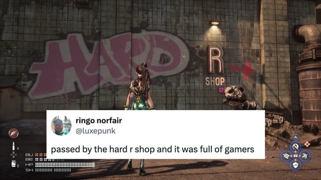 'Stellar Blade' Realizes It Was Not Good To Name A Shop 'Hard R,' Patches It Out